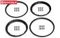 HPI3271 HD Beadlock Black, 4 pcs.
