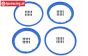 HPI3276 HD Beadlock Bleu, 4 pcs.