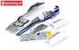 HPI7790 Body Painted, Bleu/Silver/White, Set