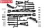 HPI85419 Body mount Side, 5SC/5T, Set