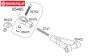 HPI85465 Rear Upper arm Ball end, 2 pcs.