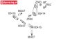 TPS86412 Steel ball joint M4-Ø10 mm HPI-Rovan, 4 pcs.