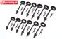 HPI85470 Body Mount Washer, Ø8 mm, 12 pcs.