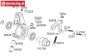 HPI86412 Steel ball joint M4-Ø10 mm, 4 pcs.