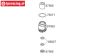 HPI86927 O-ring Shock rod VVC/HD, 12 pcs.
