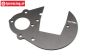 HPI87291 Gear Plate HD, Gun Metal, 1 pc.