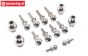 TPS86412 Steel ball joint M4-Ø10 mm HPI-Rovan, 4 pcs.
