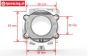 TPS0053 Motor flange Zenoah G320-32cc HPI/Rovan, 1 pc.