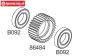 HPIB092 Ball Bearing Ø17-Ø30-H7 mm, 2 pcs.