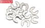 HPIZ102 E-clips Ø3 mm, 12 pcs