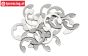 TPSZ106 E-clips Ø7 mm, 15 pcs.