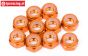 HPIZ868 Alloy Lock Nut M4 Orange, 10 pcs