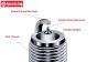NGK CR8HIX Iridum Spark Plug M10 x 1, 1 pc.