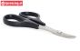 R06207 Lexan stainless steel scissor curved, 1 pc.