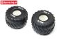 LOS-1817 LOSI LMT Monster Truck Tire Medium, Set