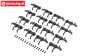 LOS-1837 LOSI LMT 2.0 Shock reservoir, 8 sets