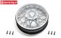 LOS-2305 Promoto rear rim silver, 1 pc.