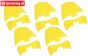 LOS-3265 PROMOTO Rear Fender Yellow, Set
