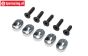 LOS-4161 LOSI 5IVE-TG Engine mount plates 20,5/67T, 5 pcs.