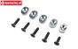 LOS-4166 LOSI 5IVE-TG Engine mount plates 18,5/67T, 5 pcs.