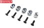 LOS-4138 LOSI 5IVE-TG Engine mount plates 19/67T, 5 pcs.