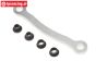 LOS251052 Steering Drag link DBXL-E-MTXL, 1 pc.