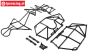 LOS251053 LOSI DBXL 2.0-E Roll Cage Flip Complete, Set