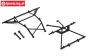 LOS251069 Roll Cage part front/rear SBR, Set
