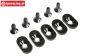 LOS252099 Engine mount plate 18T LOSI 5T 2.0, 4 pcs.