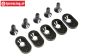 LOS252103 Engine mount plate 20T LOSI 5T 2.0, 4 pcs.