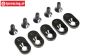 LOS252105 Engine mount plate 21T LOSI 5T 2.0, 4 pcs.