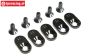 LOS252107 Engine mount plate 22T LOSI 5T 2.0, 4 pcs.