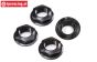 LOS252112 Wheelnut black SRR-SBR 2.0, 4 pcs