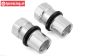 LOS253019 Shock body Silver MTXL, 2 pcs