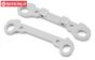 LOS254029 Hinge pin braces rear MTXL-DBXL-E, 2 pcs.