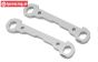 LOS254030 Hinge pin braces front MTXL-DBXL-E, 2 pcs.