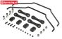 LOS254065 LOSI DBXL 2.0-E 2.0 Sway Bar, Set