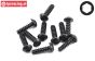 LOS255005 Button Head Tapping Scr. Ø3-L10 mm, 10 pcs.
