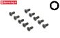 LOS255016 Countersunk head screw M4-L10 mm, 10 pcs.