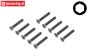 LOS255018 Countersunk head screw M4-L25 mm, 10 pcs.
