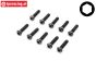 LOS265000 Button head screw M2-L8 mm, 10 pcs