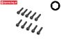 LOS265001 Socket head screw M3-L14 mm, 10 pcs