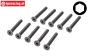 LOS265002 Countersunk head screw M4-L30 mm, 10 pcs,