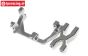 LOS351010 Alu-Steering Servo Mount SBR-SRR, 1 pc.
