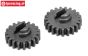LOS352000 LOSI Steel Gear 19/21T-M1,5, Set