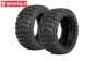 LOS45006 Tyres with Foam DBXL Ø120-W70 mm, 2 pcs.