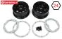 LOS45015 Rim with Beadlock DBXL-E Black-Grey, Set