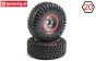 LOS45029 Maxxis Creepy Crawler tyres mounted, 2 pcs.
