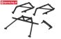 LOSB2580 Rol cage rear 5IVE-T, Set
