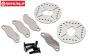 LOSB3231 Aloy-Brake disk-lining LOSI 5T-BWS, Set